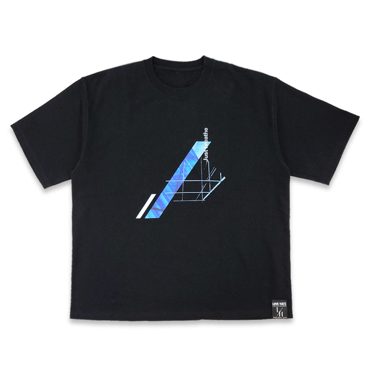 MIRROR PRINTED T-Shirt (BLACK)