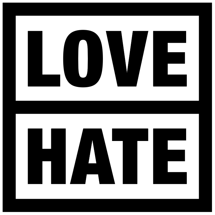 LOVE/HATE SPLASH HOODY
